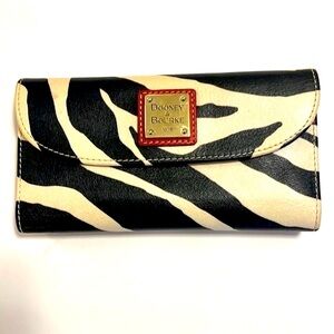 Dooney & Bourke Zebra Animal Print Wallet